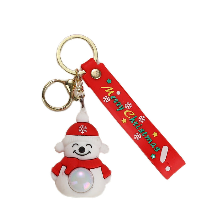 Wholesale Cartoon cute  keychain car keychain school bag pendant wholesale Christmas New Year small gifts