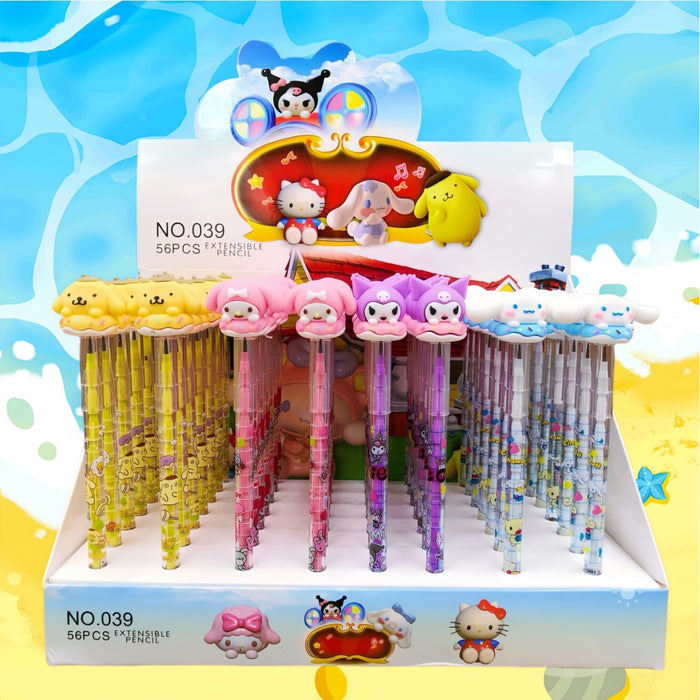 Wholesale Cute Cartoon Soft Glue Bullet-free Pencil