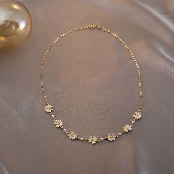 Wholesale Alloy flower bracelet temperament daily wear daisy bracelet accessories