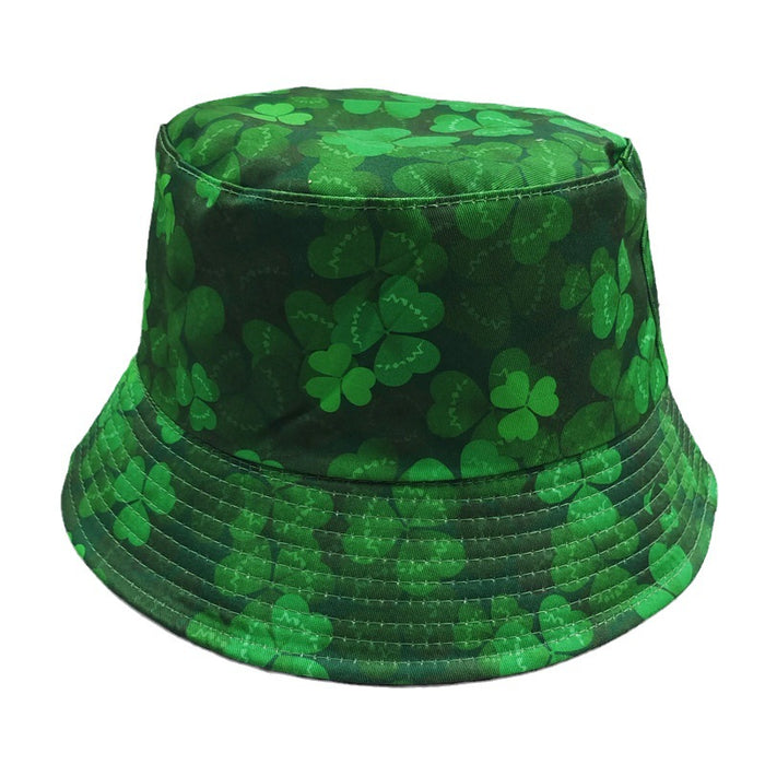 Wholesale Printed fisherman hat, double-sided basin hat, fashionable and versatile sun protection hat, sunshade hat