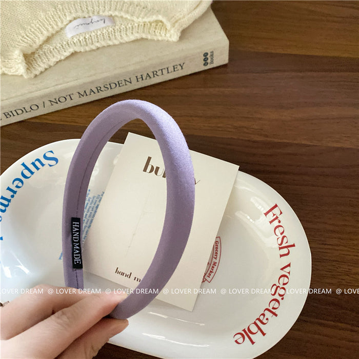 Wholesale Texture fabric sponge headband cute headband versatile hair accessory