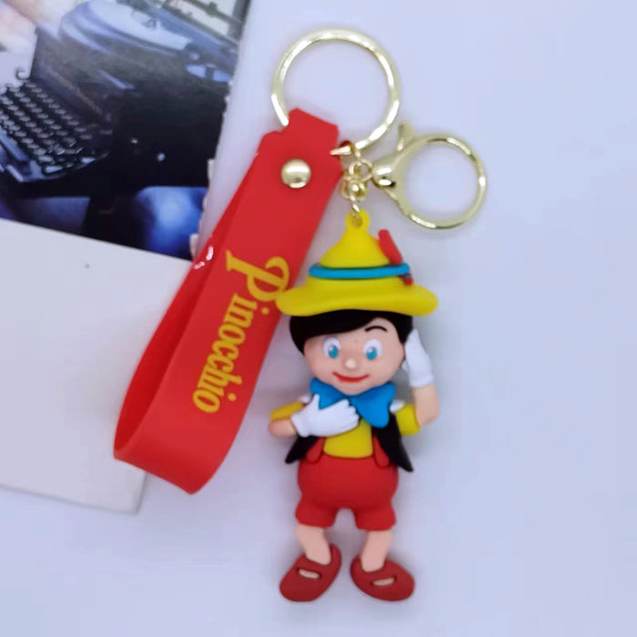 Wholesale cartoon doll  character keychain pendant bag car key chain accessories gift