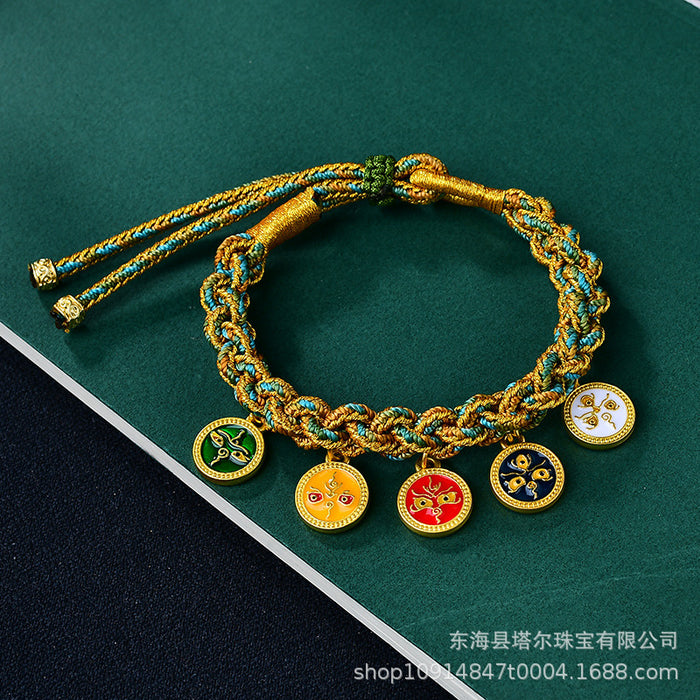 Wholesale Colorful rope, hand rope bracelet, women's hand woven rope, hand rope