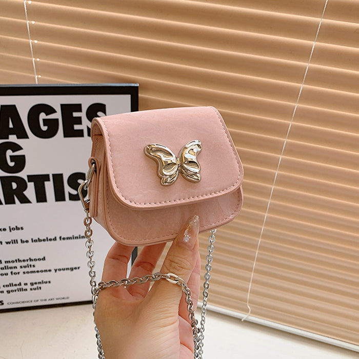 Wholesale Niche design texture chain bag small square bag commuting shoulder crossbody bag