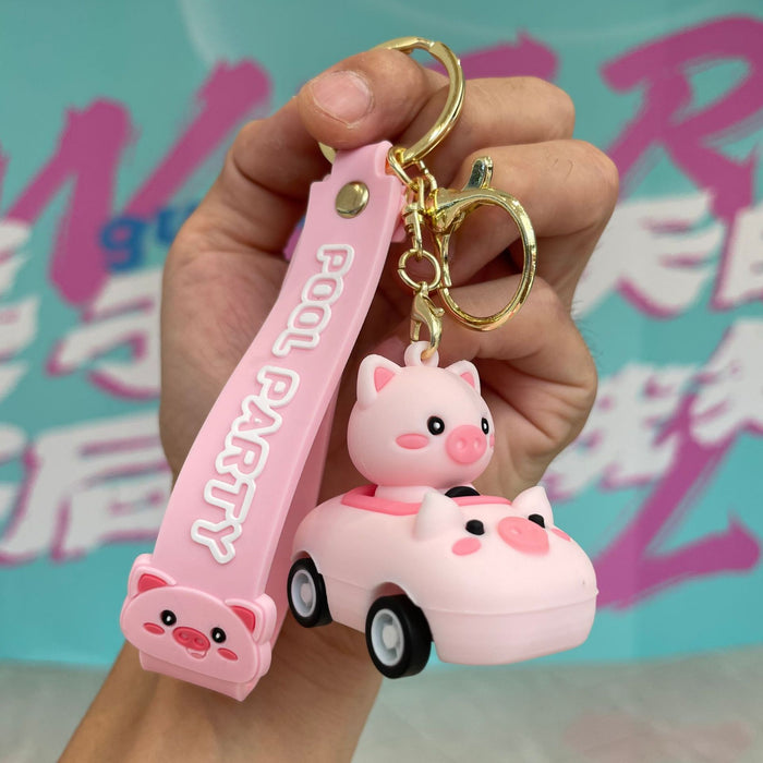Wholesale Keychain Cartoon Car Bag Pendant Children's Toys Exquisite Small Gifts Wholesale