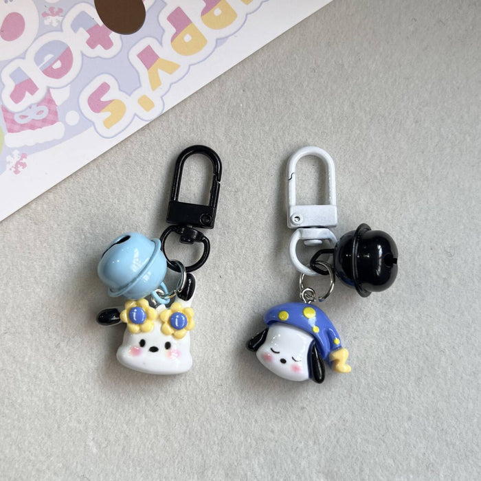 Wholesale Cute cartoon bag key pendant couple style ornament