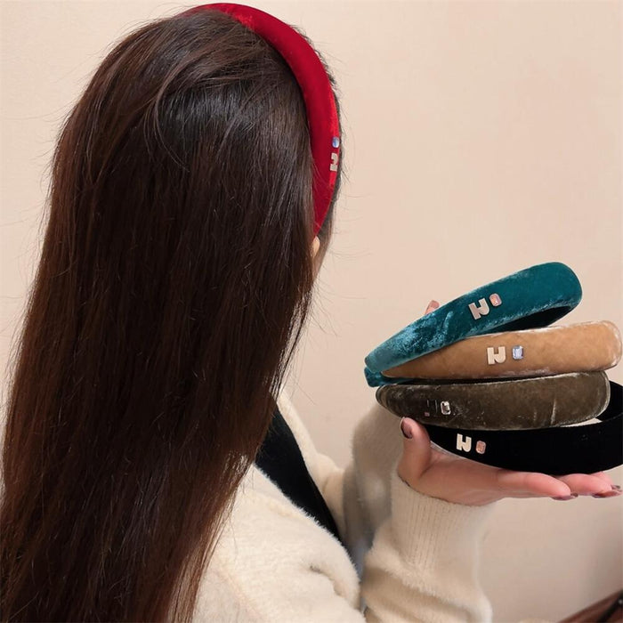 Wholesale fashion velvet imagination color diamond  texture hair accessories hairpin