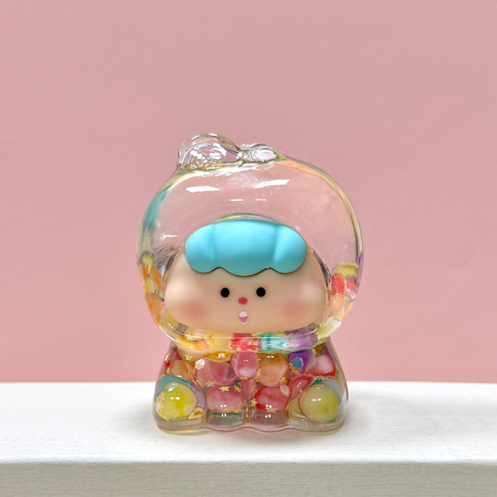 Wholesale Luminous Quicksand Fruit Girl Personalized Hand-made Desktop Ornaments Blind Box Blind Bag