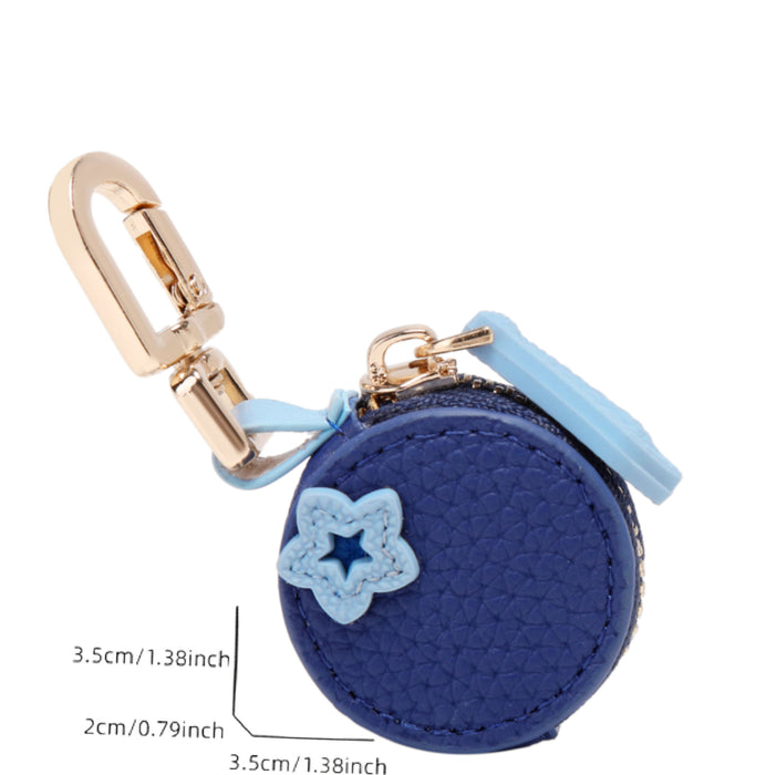 Wholesale Fruit-Shaped Cute Coin Purse Bluetooth Headset Bag Leather Case