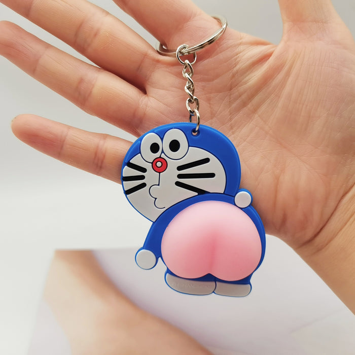 Wholesale PVC Butt Doll Keychain JDC-KC-XiangY066