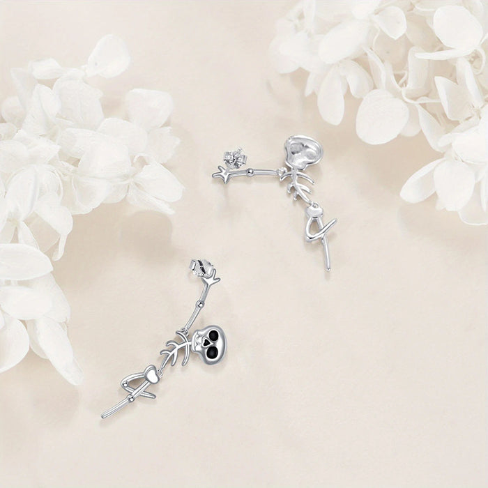 Wholesale  Funny Skull Earrings Holiday Gift Earrings