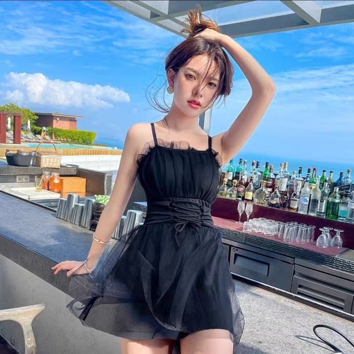 Wholesale Swimsuit high-end adjustable camisole skirt one-piece swimsuit