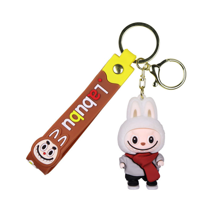 Wholesale Keychain pendant doll blind box pvc soft glue keychain couple pendant
