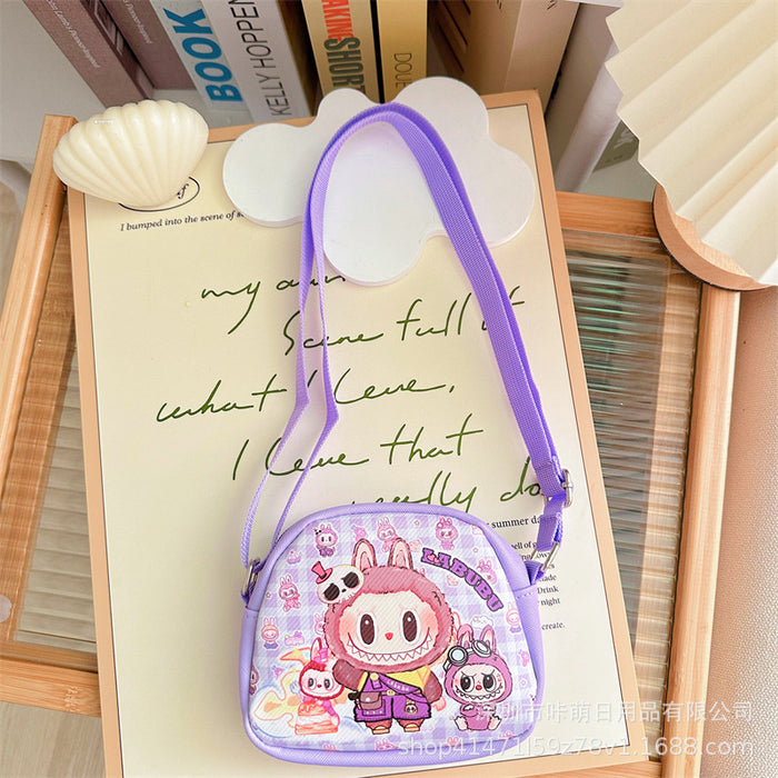Wholesale Cloth Crossbody Bag Semicircle Shoulder Bag Children' s Small Backpack Shoulder Bag  Capybara Crossbody Bag