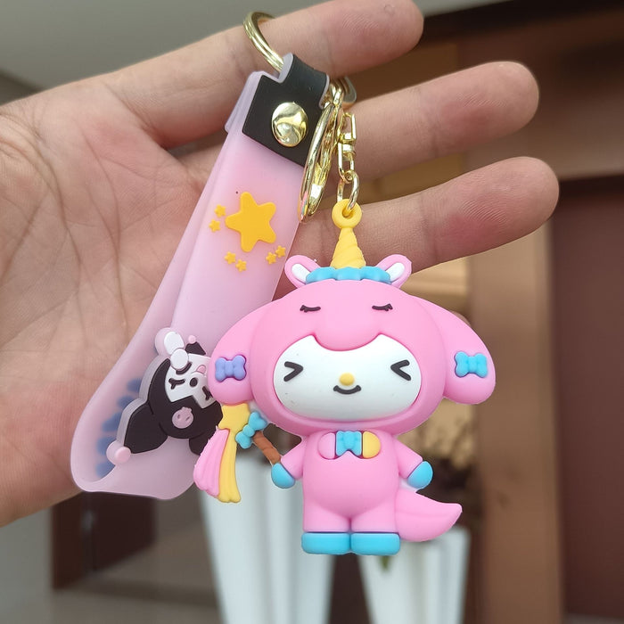 Wholesale PVC Cartoon Doll Keychain JDC-KC-KuangK021