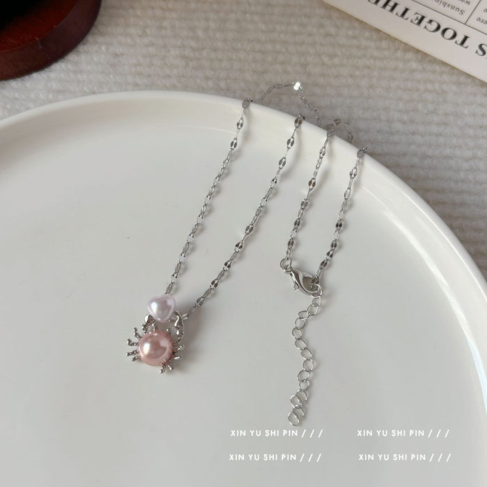 Wholesale Personalized design heart necklace exquisite and versatile collarbone chain