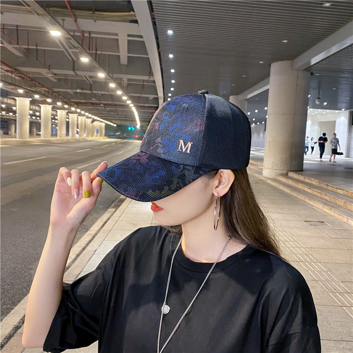 Wholesale Sunshade Bronzing Large Brim Camouflage Baseball Cap Face Revealing Cap