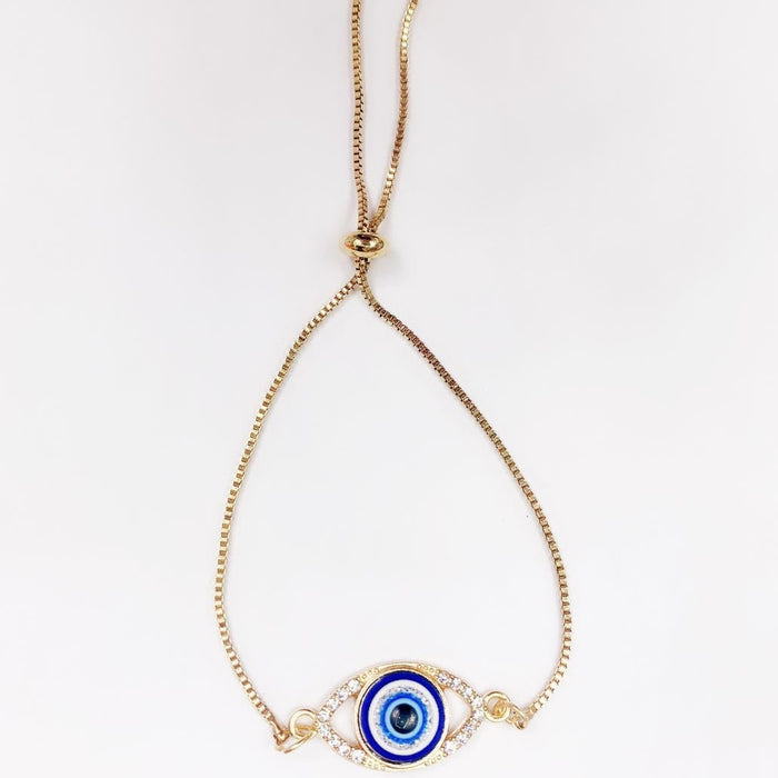 Wholesale Devil' s Eye Drill Adjustable Chain Bracelet