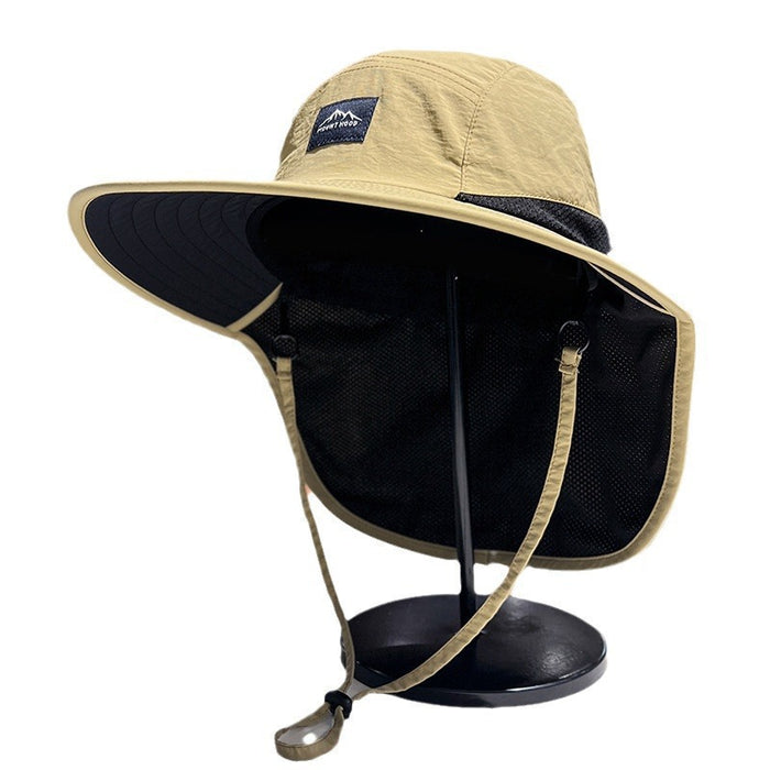 Wholesale Breathable Fisherman Hat Sun Protection with Drawstring Adjustable Men's Sun Hat