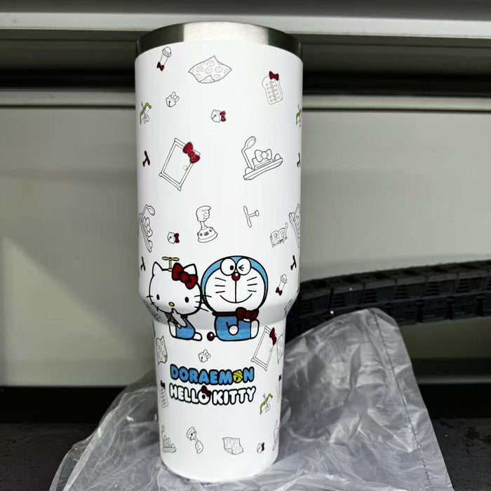 Wholesale 40oz tumbler ice bullies cup Portable insulated mug with handle