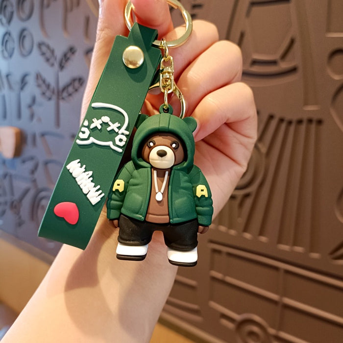 Wholesale Cute 3D Doll Silicone Keychain JDC-KC-MingT137