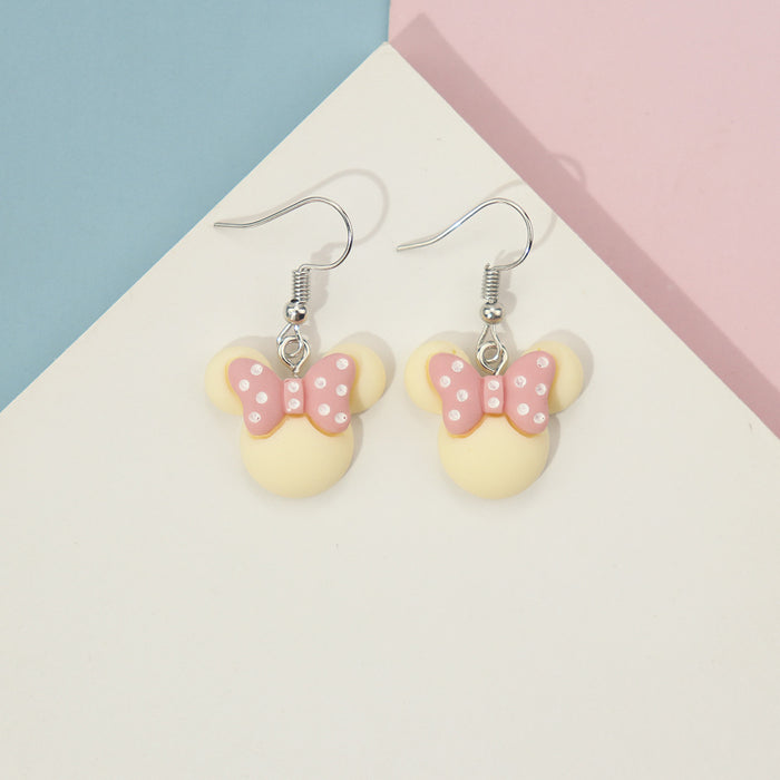 Wholesale Cartoon Resin Earrings JDC-ES-niqing030