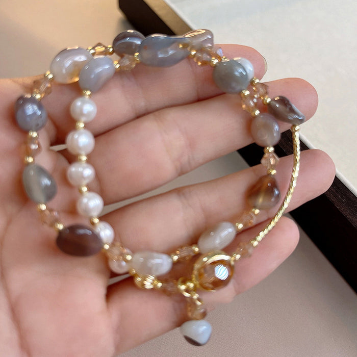 Wholesale Pearl Multi-layer Bracelet Niche Creative Design Bracelet Fashion Elegant High-end Jewelry Women