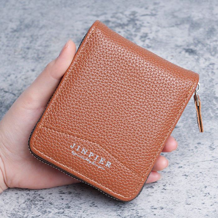 Wholesale Letter Print Men' s PU Leather Wallet Vertical Business Card Holder Everyday Office Gift Boutique Accessory