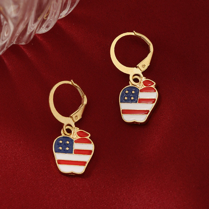 Wholesale Flag, National Flag, Earrings, Jewelry Set of Five
