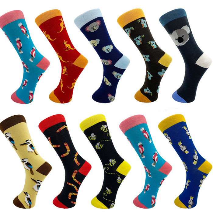 Wholesale Cotton Fun Animal Cartoon Long Socks JDC-SK-YiYan072