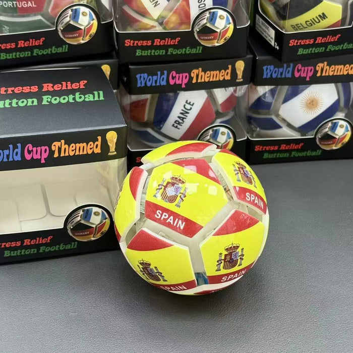 Wholesale 2026 Press Light Soccer Stress Toy Keychain Boutique Gift MOQ: 2