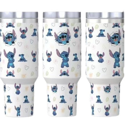 Wholesale 40oz tumbler ice bullies cup Portable insulated mug with handle