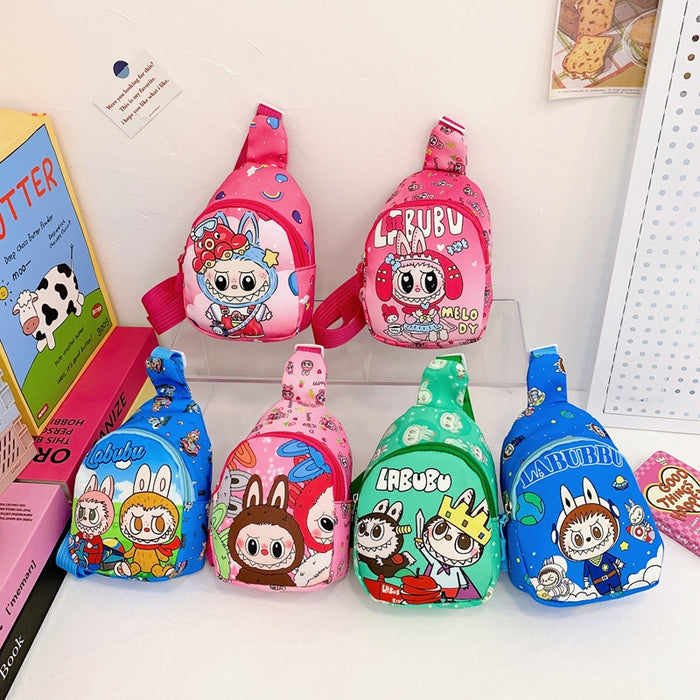 Wholesale Children' s Chest Bag Cartoon Cute Small Backpack Kindergarten Crossbody Bag Outdoor Coin Purse