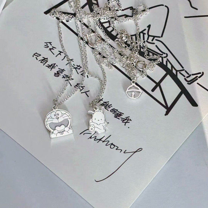 Wholesale Love necklace cartoon women's versatile light luxury niche high-end collarbone chain