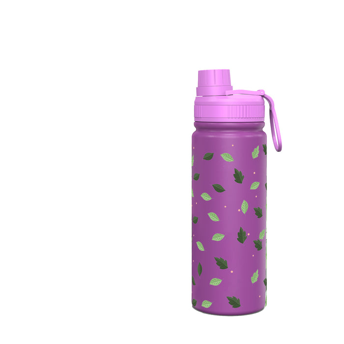 Wholesale Purple Space Pot Thermos Cup Stainless Steel Sports Fruit Print Cartoon Portable Travel Water Cup