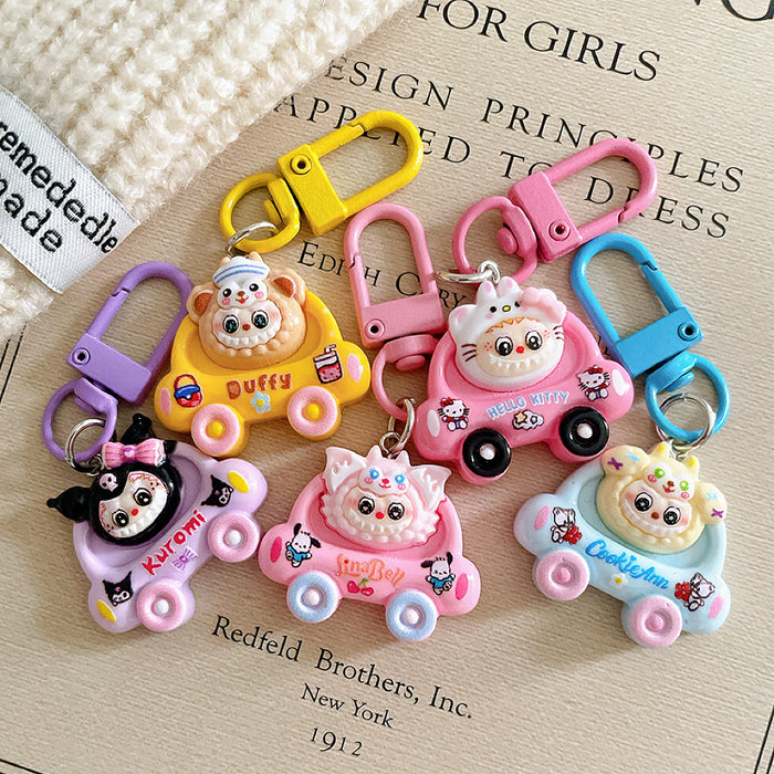 Wholesale Cartoon keychain pendant, cute backpack hanging accessory