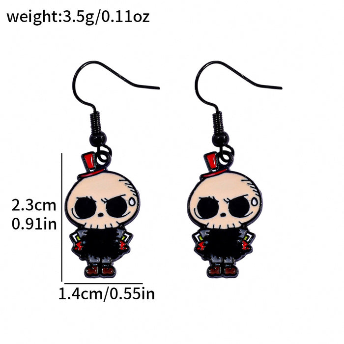 Wholesale Personality Peripheral Cartoon Oil Drop Earrings Creative Accessories