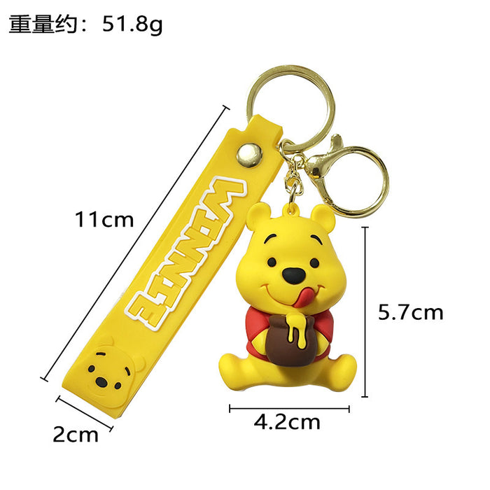 Wholesale Cartoon doll keychain,  cute bag charm,  silicone