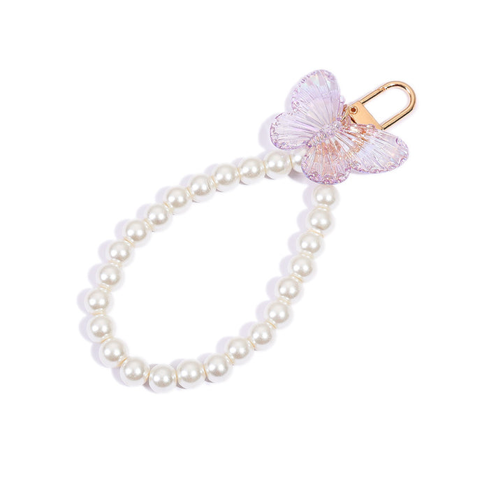 Wholesale Butterfly Flying Series Headphone Companion Keychain with Exquisite Colorful