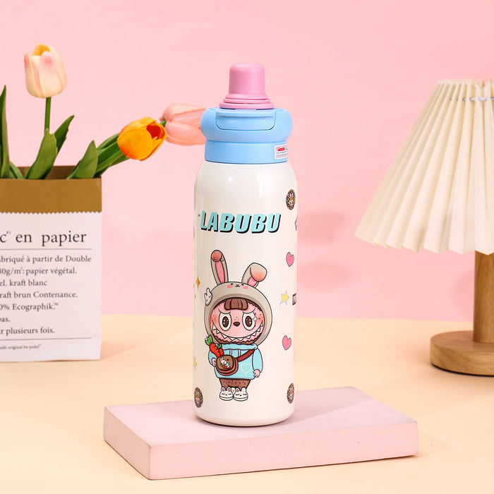 Wholesale Cartoon cute monster rusty steel cartoon drinking water cup