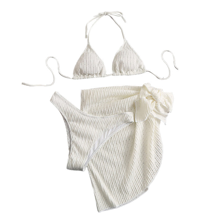 Wholesale Bikini swimsuit new three piece set sexy hot spring beach swimsuit strap