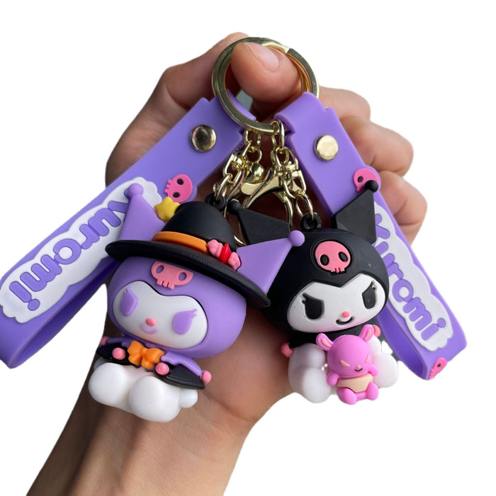 Wholesale Keychain soft rubber figurine pendant decoration