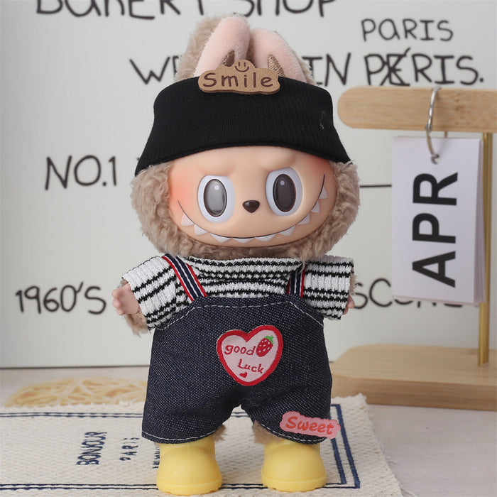 Wholesale Vinyl Doll Clothes  Dress Baby Clothes Overalls