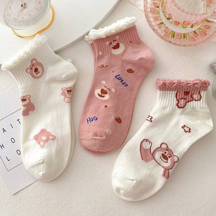 Wholesale Short socks, boat socks, shallow mouth, cute and versatile lace