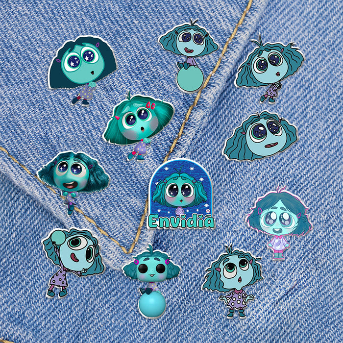 Wholesale brooch acrylic animation cute resin collar pin