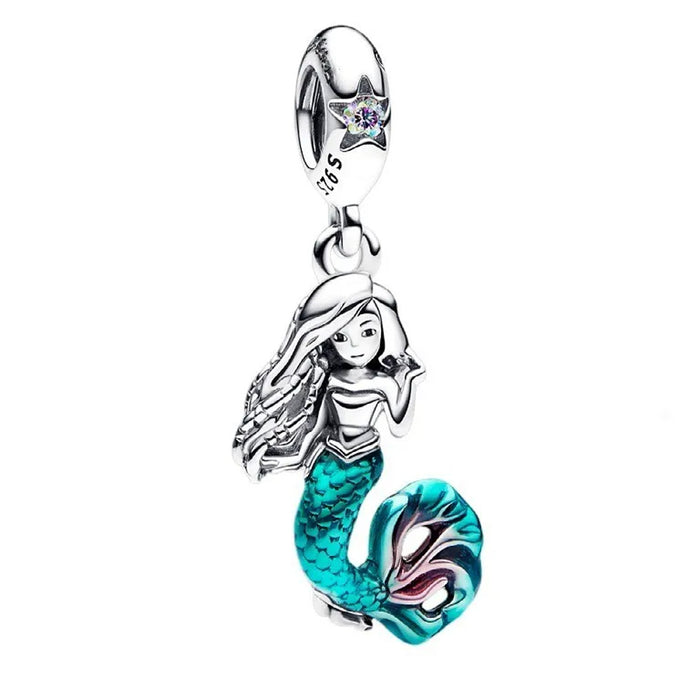 Wholesale Crystal Sunflower Mermaid Pendant Bracelet Accessories JDC-CS-Liyao003