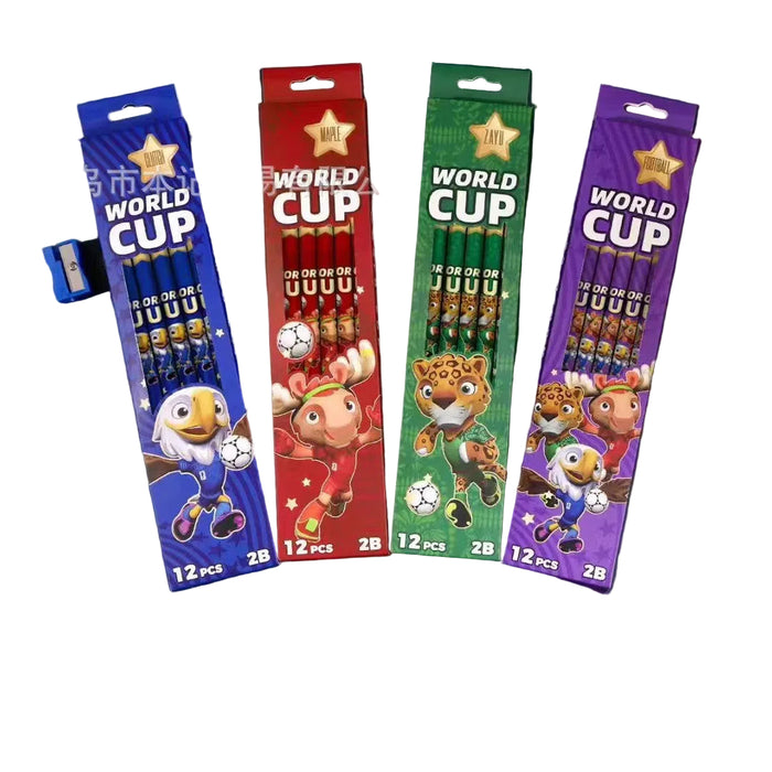 Wholesale 12-pack K-pop HB round-bar wooden pencils for elementary school students