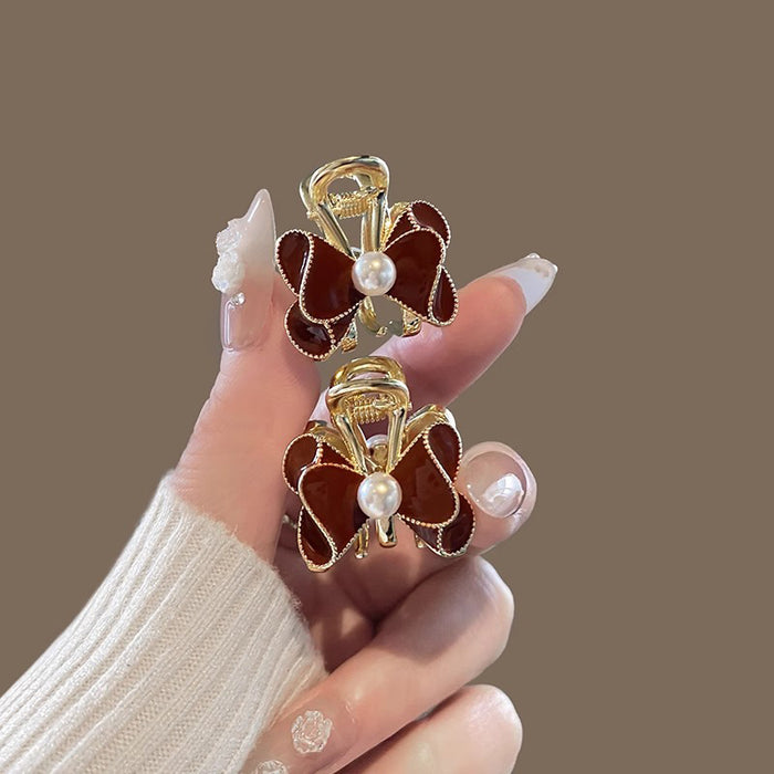 Wholesale Bow New small size Grab Clip Women' s Side Bangs Clip Hairpin Hair Accessories