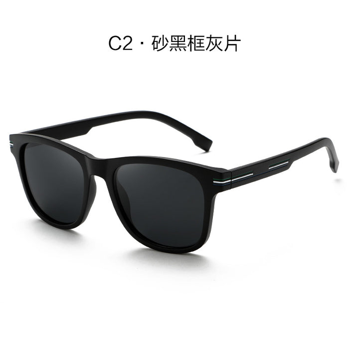 Wholesale Polarized lens integrated sunglasses for men, fashionable sunscreen sunglasses for men, high-end TR frame sunglasses for men