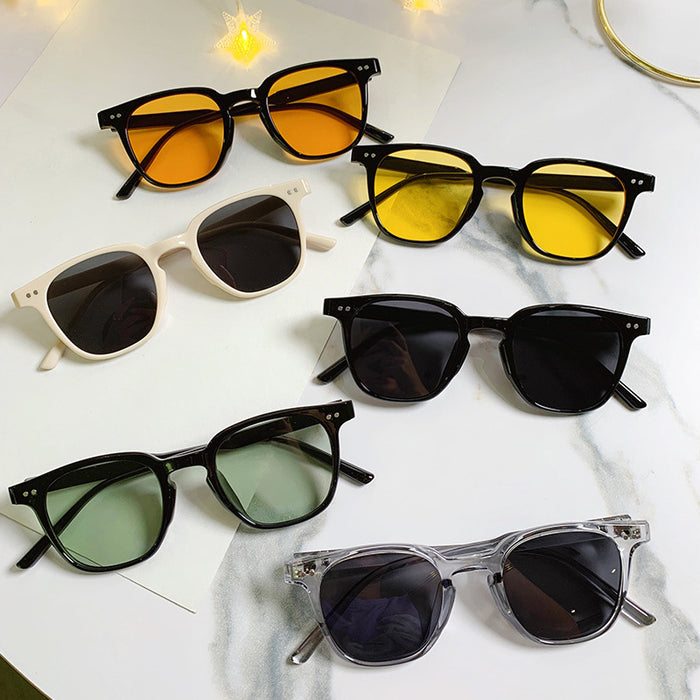 Wholesale New sunglasses, UV resistant sunglasses, small frame, fashionable and versatile sunshade glasses